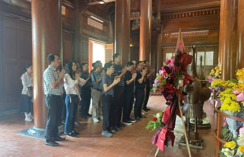 HÀNH TRÌNH VỀ NGUỒN NĂM 2026 : Chi bộ PVChem-Tech; Chi bộ Ban Thương mại và Đầu tư, Chi bộ Ban Tài chính Kế hoạch - Kiểm toán nội bộ Tổng công ty